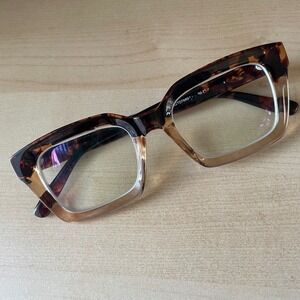 ZEELOOL Grover Frames Only JGT078897-02 Tortoiseshell 50-20-143 Chunky Rectangle